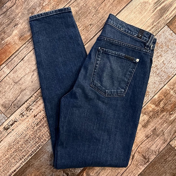 7 For All Mankind High-Rise Side Stripe Jeans 28 - Picture 13 of 15